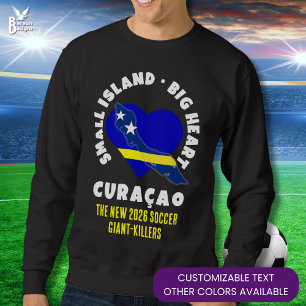 CURAÇAO Big Heart Fun Custom 2026 Fußball Sweatshirt