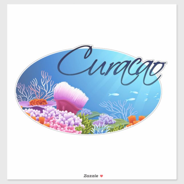 Curacao decal aufkleber (Blatt)