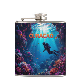 Curacao diver flachmann