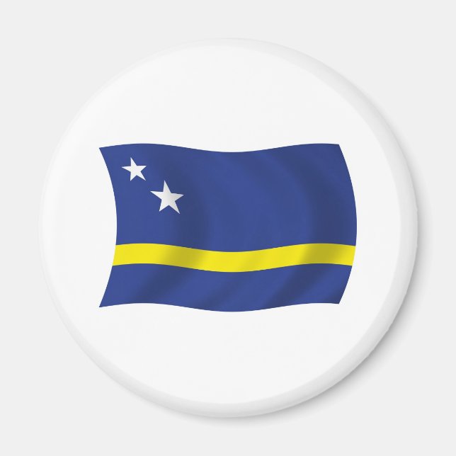 Curacao Flag Magnet (Vorne)