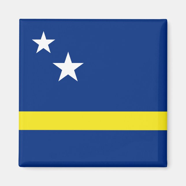 Curaçao Flag Magnet (Vorne)