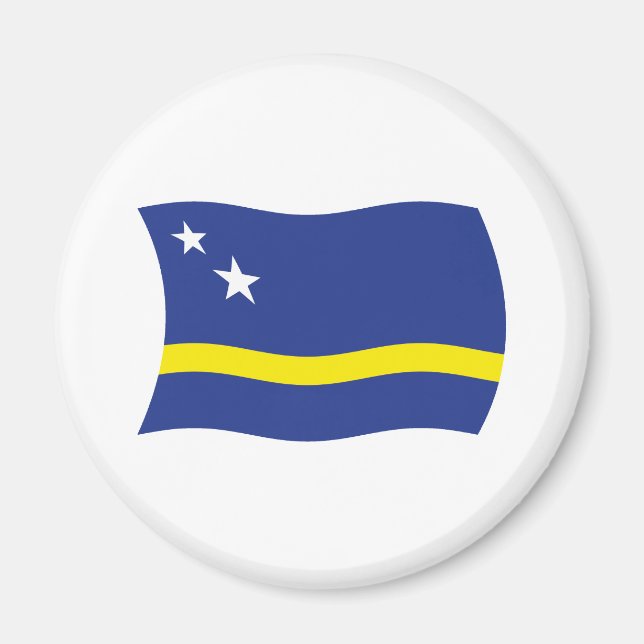 Curacao Flag Magnet (Vorne)