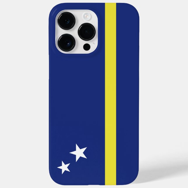 Curaçao-Flagge Case-Mate iPhone 14 Pro Max Hülle (Rückseite)
