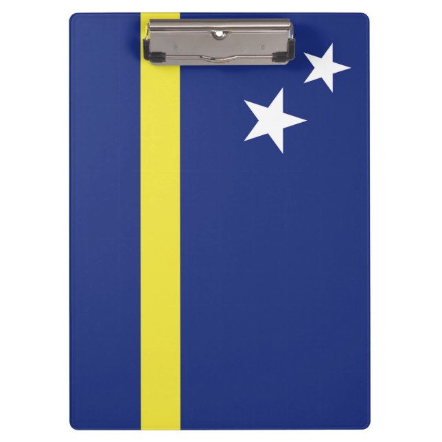 Curaçao-Flagge Klemmbrett (Vorderseite)
