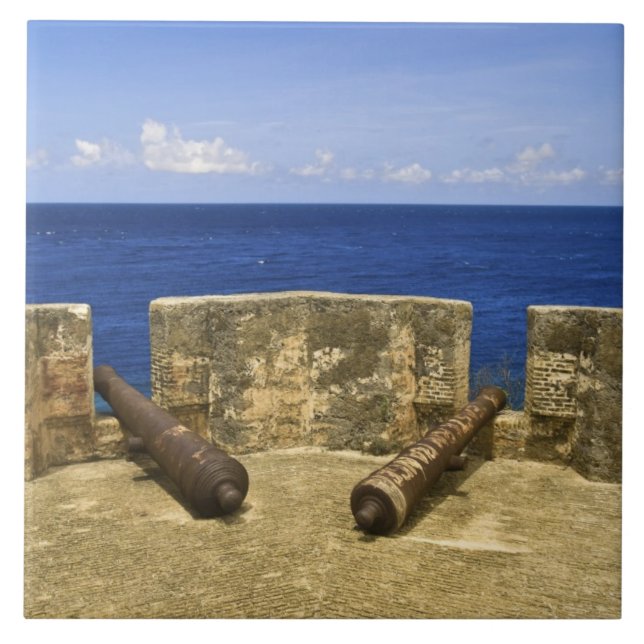Curacao. Fort Beekenburg Caracas Bay. Fliese (Vorderseite)