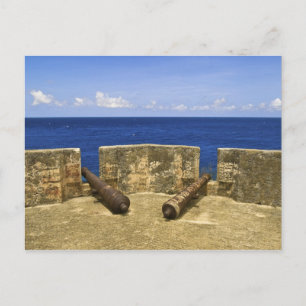 Curaçao. Fort Beekenburg Caracas-Bucht. Postkarte
