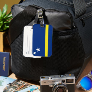 Curaçao Landesurlaub Flagge National Patriotisch Gepäckanhänger