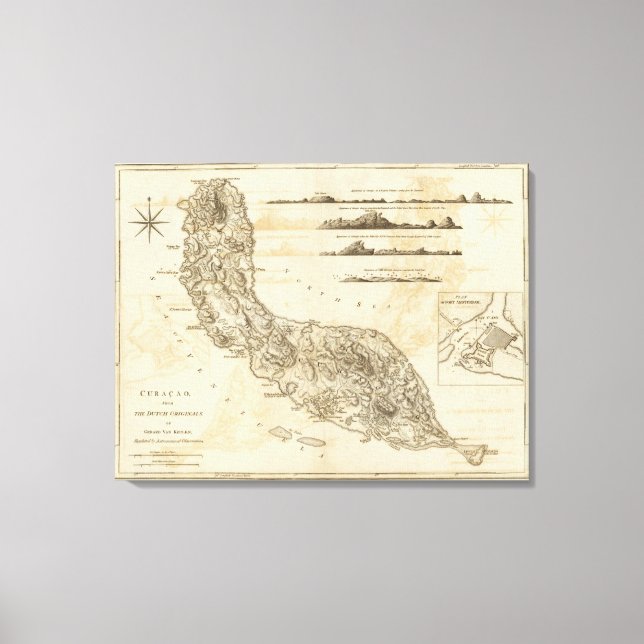 Curacao Leinwanddruck (Vorderseite)