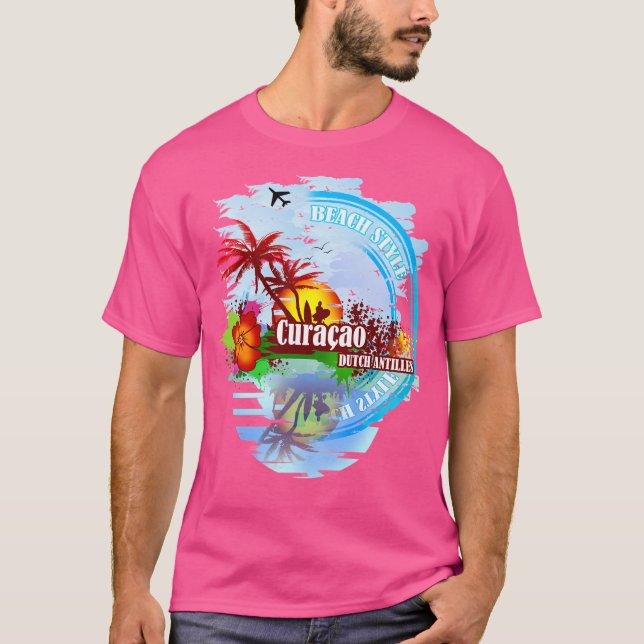 Curacao Niederländische Antillen T-Shirt (Vorderseite)