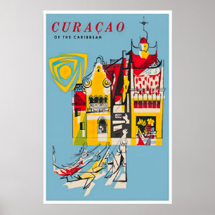 Curaçao-Reiseposter Karibikposter Druck Poster