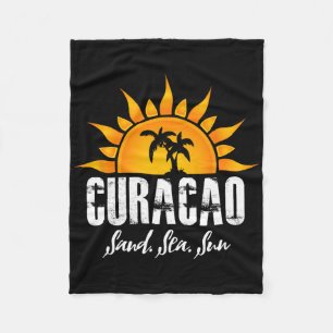 Curaçao! Sand  Fleecedecke