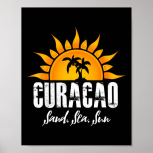 Curaçao! Sand Poster