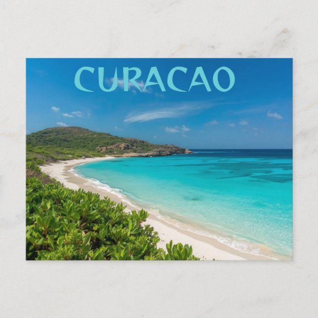 Curaçao Urlaub Postkarte (Vorderseite)