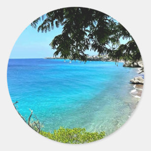 Curaçao Urlaub Runder Aufkleber