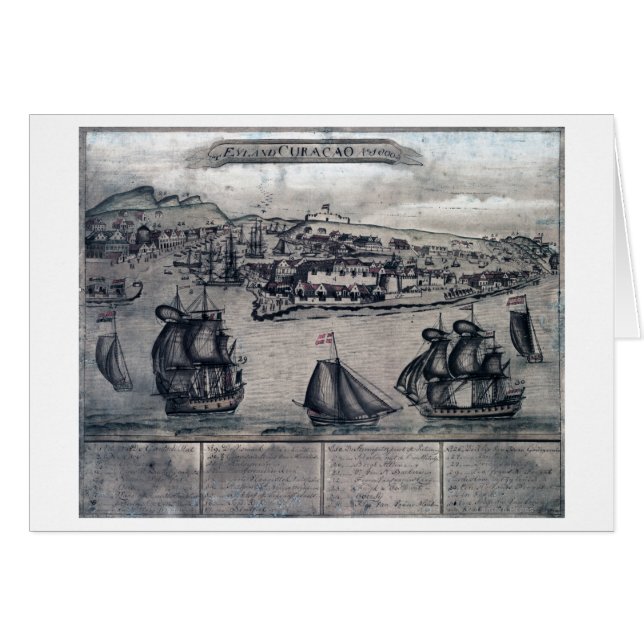 CuracaoPanoramakarte Curacao, Niederlande (Vorderseite (Horizontal))
