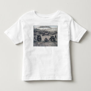 CuracaoPanoramic MapCuracao, die Niederlande Kleinkind T-shirt