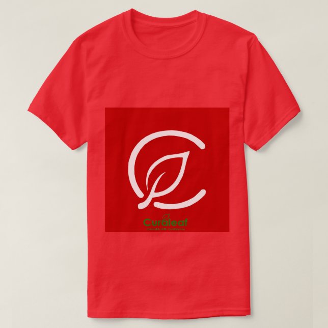 Curaleaf Roter T - Shirt (Design vorne)