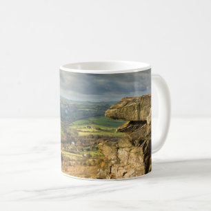Curbar Randansicht, Höchstbezirksandenken-Foto Kaffeetasse