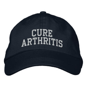 "Cure Arthritis" - bestickter Hut