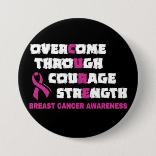 CURE...Brustkrebs Button