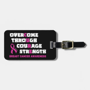 CURE...Brustkrebs Gepäckanhänger