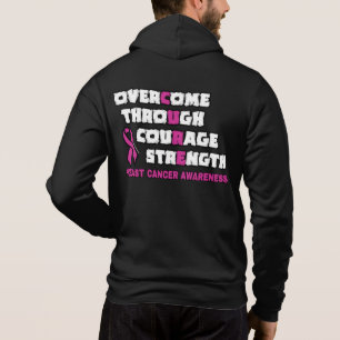 CURE...Brustkrebs Hoodie