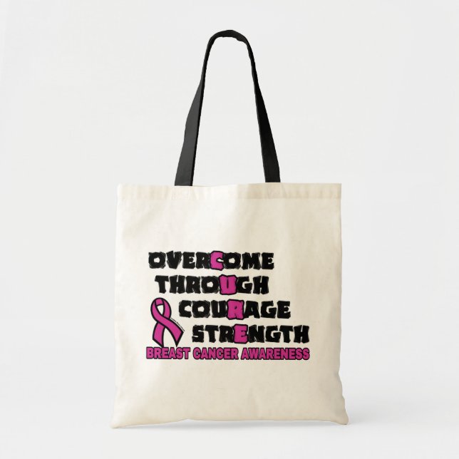 CURE...Brustkrebs Tragetasche (Vorne)