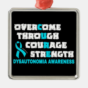 CURE...Dysautonomie Ornament Aus Metall