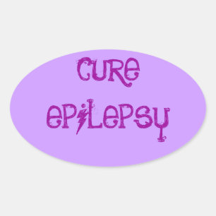 CURE EPILEPSY OVALER AUFKLEBER