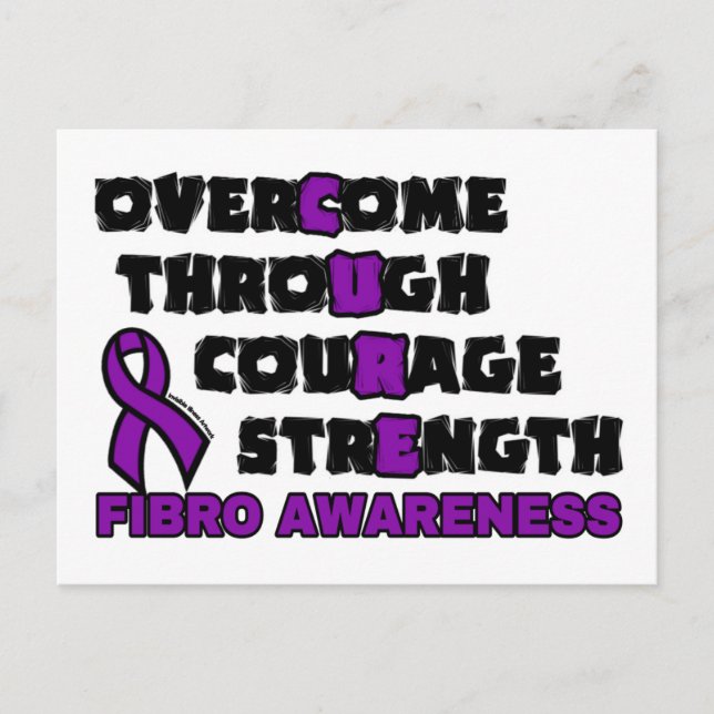 CURE...Fibro Postkarte (Vorderseite)