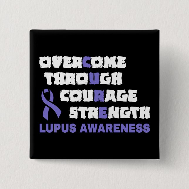 CURE...Lupus-Taste Button (Vorderseite)