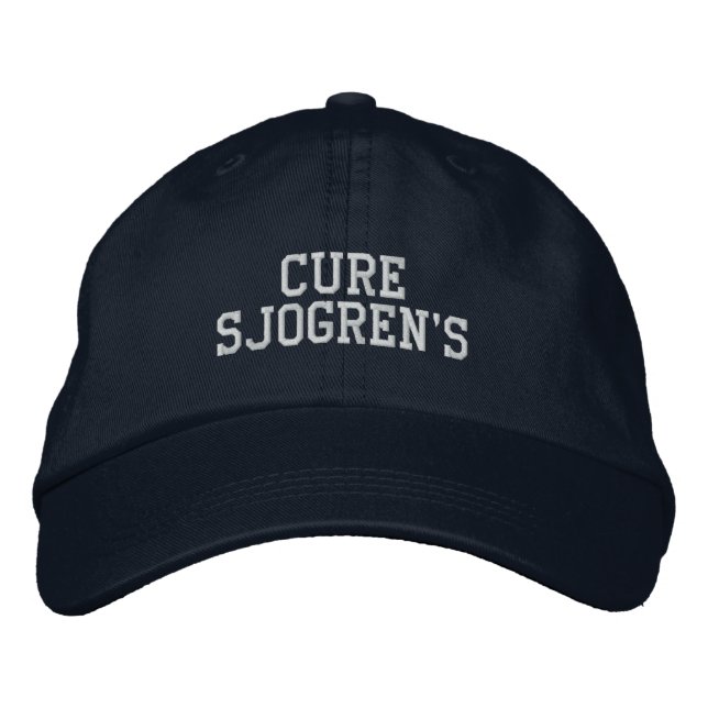 "Cure Sjogren's" - Casquette brodé (Devant)
