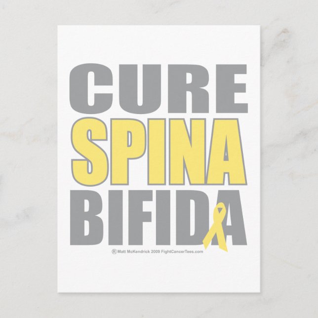 Cure Spina Bifida Postkarte (Vorderseite)