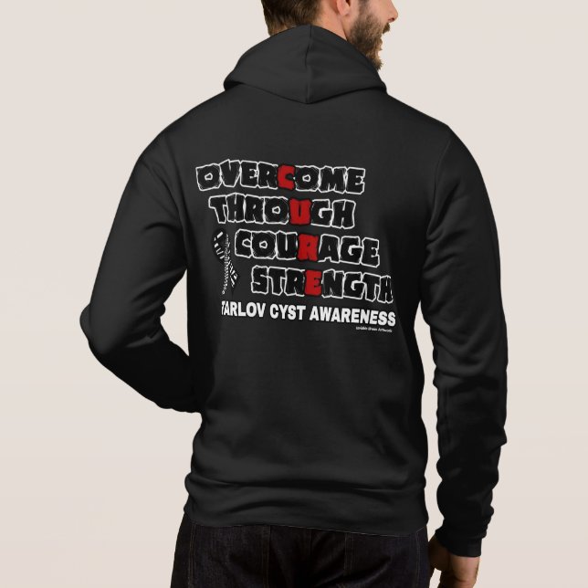 CURE...Tarlov-Zyste Hoodie (Rückseite)