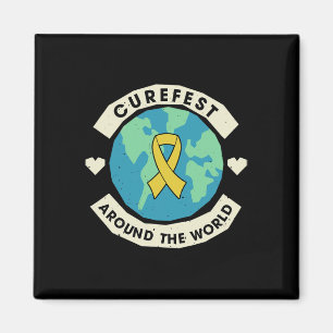 Curefest Around The World Kindheit Krebs Bewusstse Magnet