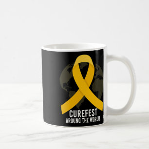 Curefest auf der ganzen Welt Bewusstsein für Kinde Kaffeetasse