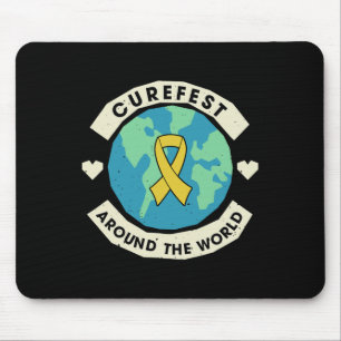 Curefest auf der ganzen Welt Bewusstsein für Kinde Mousepad
