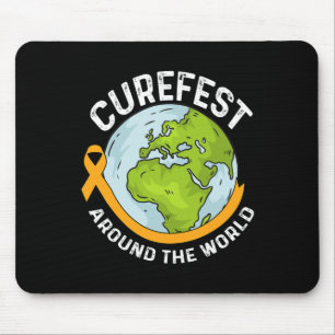 Curefest auf der ganzen Welt Bewusstsein für Kinde Mousepad