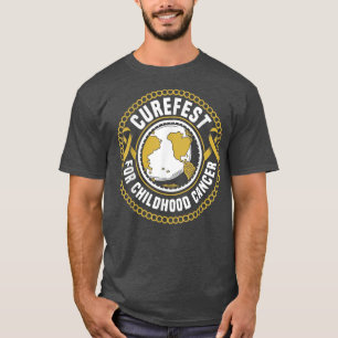 Curefest for Children Cancer Awareness Support Sq T-Shirt