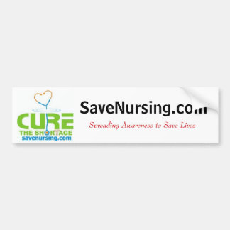 curethe2, SaveNursing.com, ausgebreitetes Autoaufkleber
