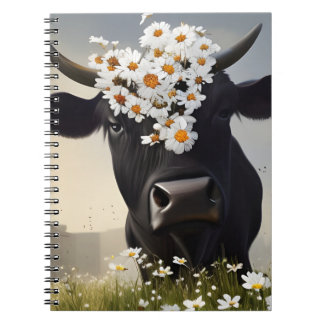 Curieux Carnet de vache noir Angus