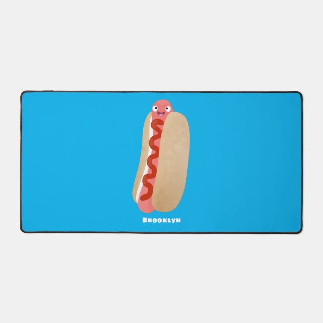 Curieux hot dog Weiner dessin animé (Recto)