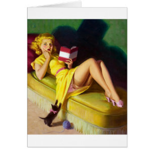 Curieux Kitten Pin Up