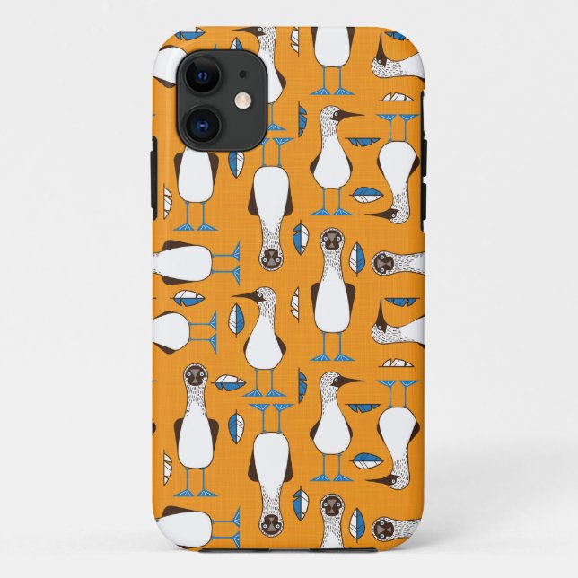Curieux oiseau à pieds bleus - iPhone / coque ipad (Dos)