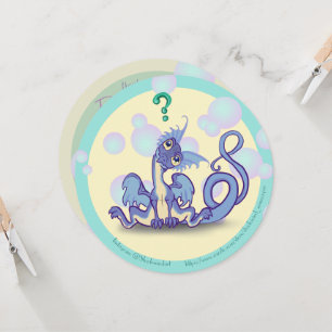 Curieux Petit Dragon Invitation
