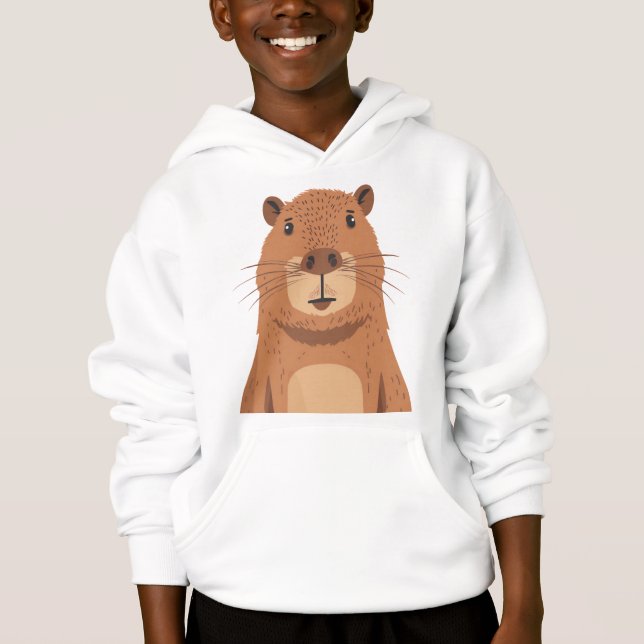 Curieux portrait Capybara (Devant)