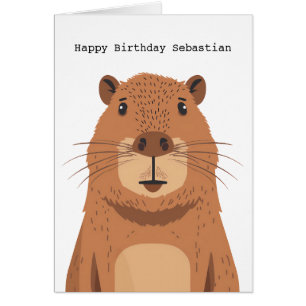 Curious Capybara Portrait