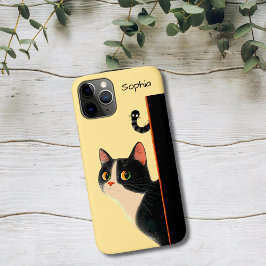 Curious Cat and Sneaky Worm Case-Mate iPhone Hülle