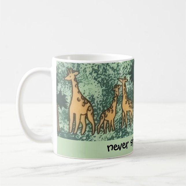 Curious Giraffes Mug (Gauche)