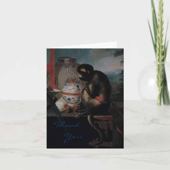 Curious Monkey ~ Karte / Einladungen (Vorderseite)
